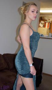 leggybondage.com - LILYMAEVON GREEN LONG DRESS HOSE HEELS ROPES thumbnail