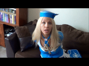 Amanda Foxx Hot Stewardess Bound Gagged For Outfit Part 1
